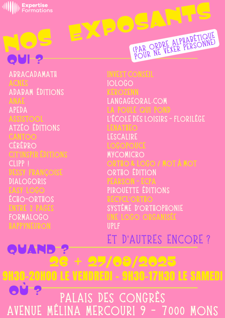Liste des Exposants du Congrès TDL 2025